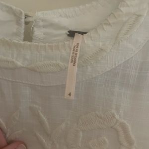 White Free People Swing dress